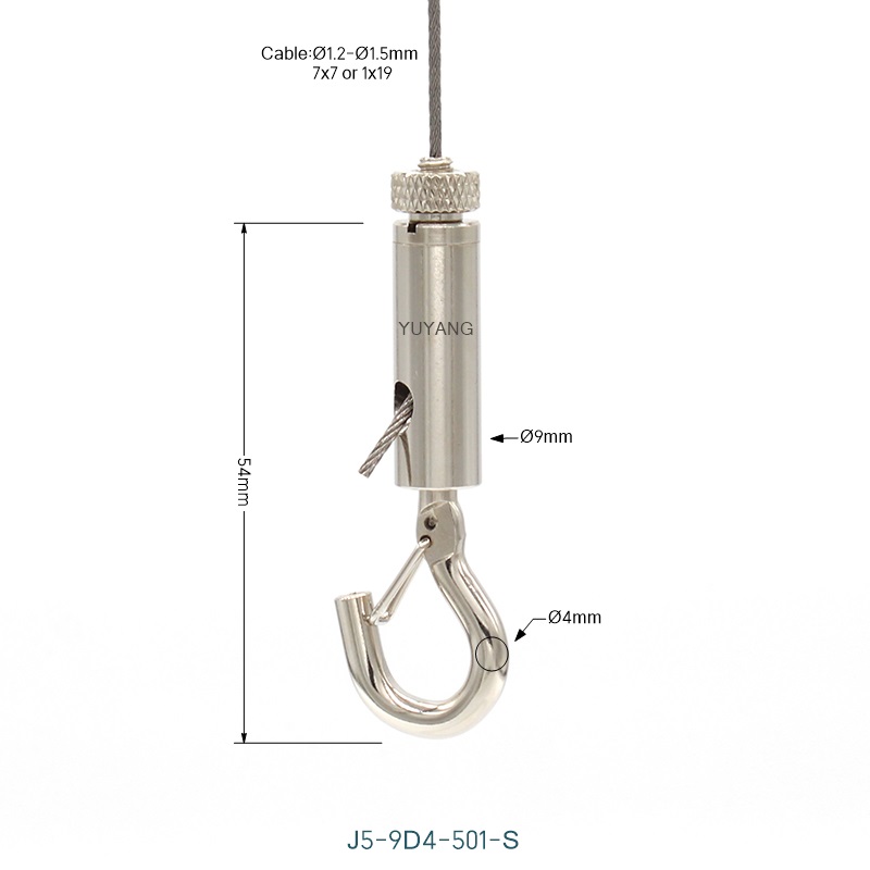 F5-501-S Snap Hook Cable Gripper 