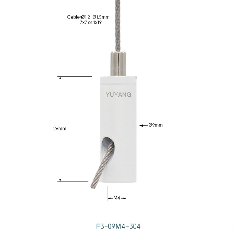 F3-304 White Cable Gripper