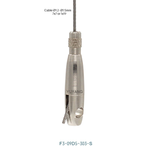 F3-303-S Side Exit Cable Gripper With Lock Nut