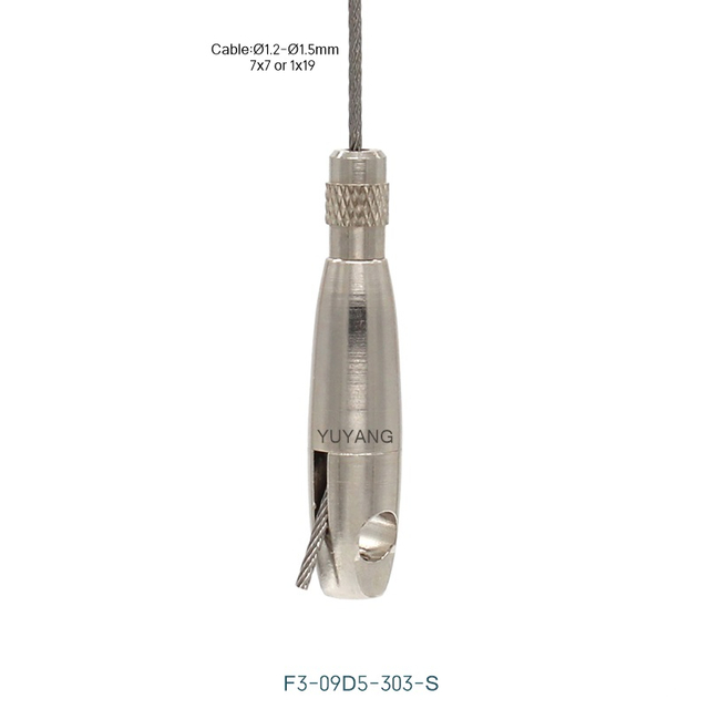 F3-303-S Side Exit Cable Gripper With Lock Nut