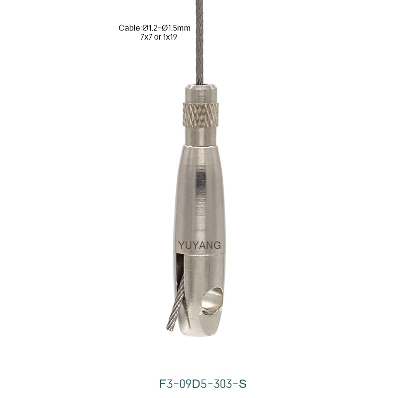 F3-303-S Side Exit Cable Gripper With Lock Nut