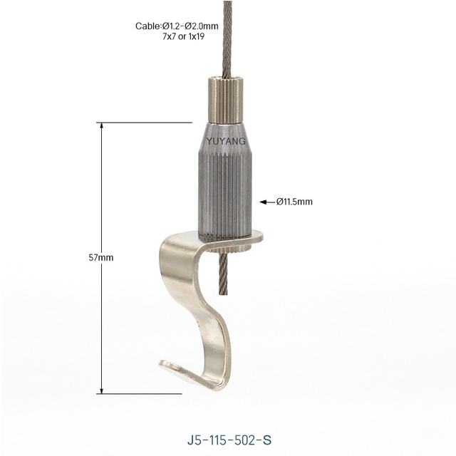 F5-502-S Hook Cable Gripper For Art Hanging