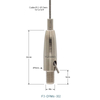 F3-302 Cable Gripper With M6 External Thread