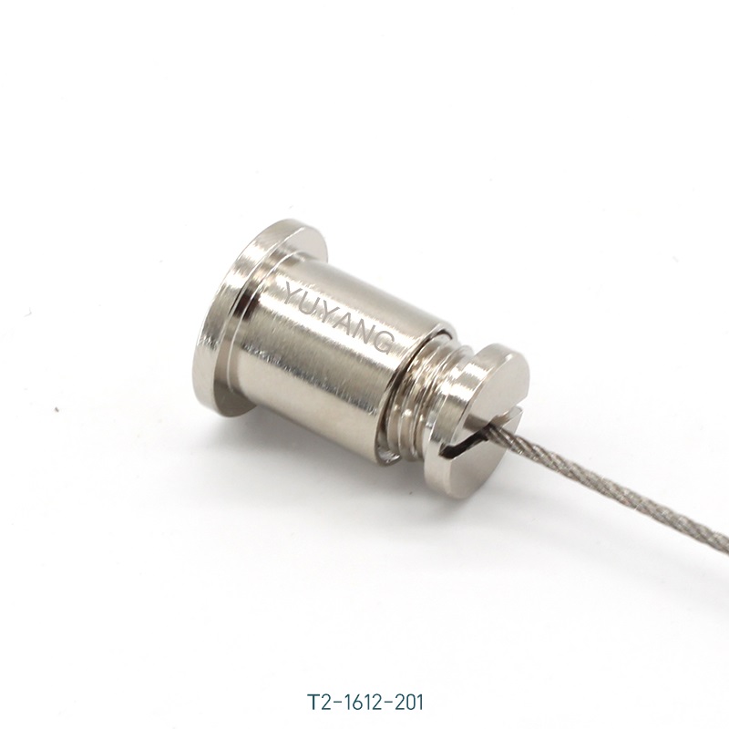 Ceiling Attachment Cable Gripper Flat - Bottom Ceiling Mount Cable Fixture