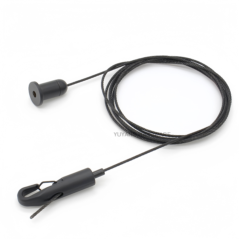 Customized Indoor Hanging System Adjustable Load-bearing Cable Suspension Kit Featuring Wire Rope Looping Gripper Cable Clips