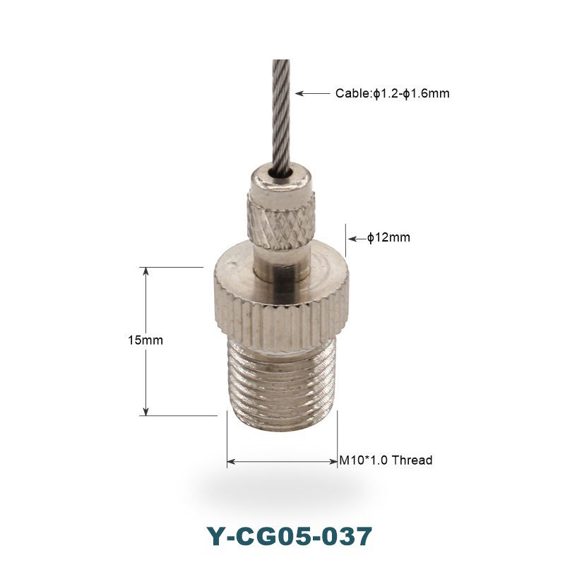 High Quality China-Made Brass Steel Wire Cable Gripper New Disk Lights Suspension Hanging System with LED Panels