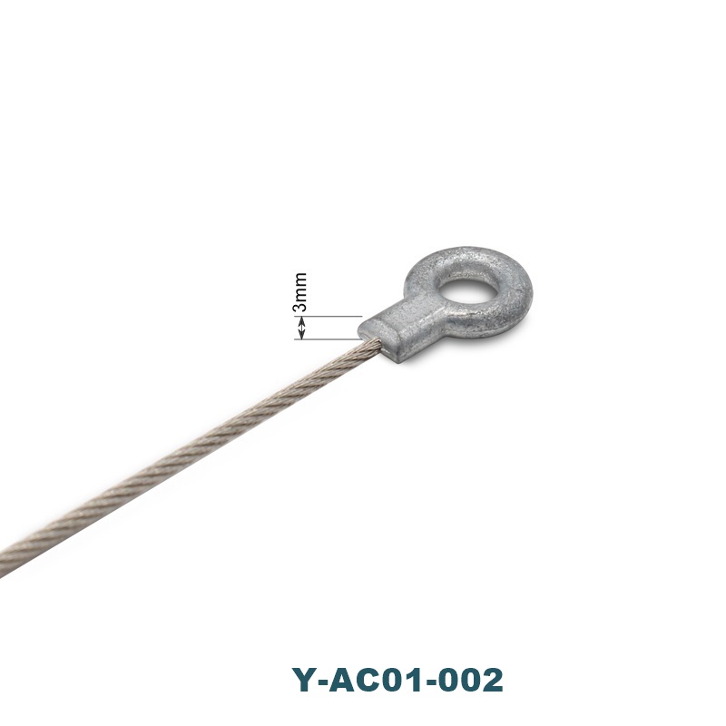 1.5mm Stainless Steel Wire with Eye Bolt Die Cast Wire Rope Assembly