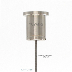 Ceiling Attachment Cable Gripper Flat - Bottom Ceiling Mount Cable Fixture