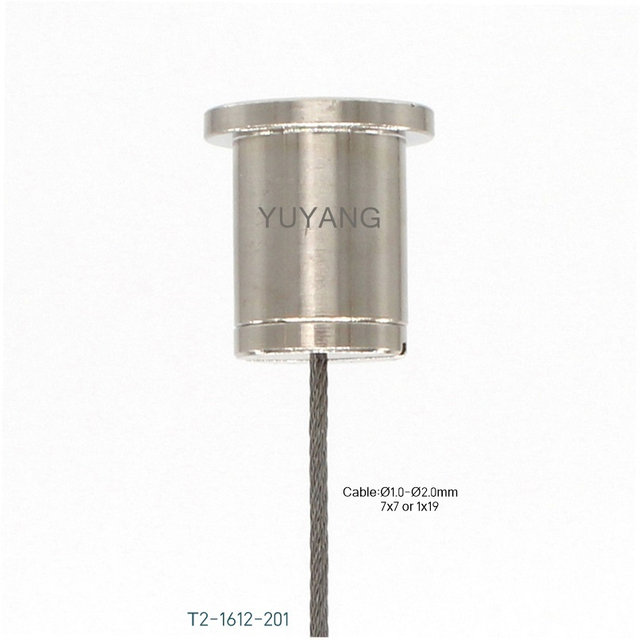 Ceiling Attachment Cable Gripper Flat - Bottom Ceiling Mount Cable Fixture