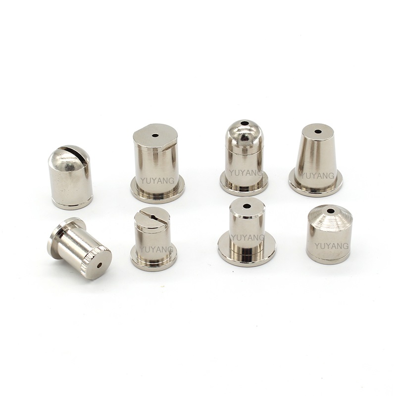 Brass Ceiling Mounting Gripper Rounded Bottom Suitable for 1-2mm Steel Wire Rope