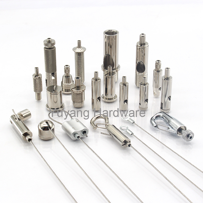 Factory price suspension wire for ceiling Brass hook gripper picture hanging kit hooks mirror hanger