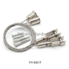 YY-K017 led panel light suspension kit Acoustic Panels Soundproof Suspension Hanging Cable Kit cable gripper with opening 9mm 11mm 18mm 25mm panel holder