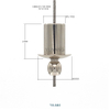  Factory price adjustable stainless steel cable rope gripper track light suspension kit hanging system