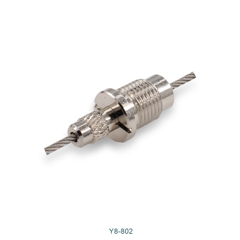 M10 Thread Bottom-Exit Cable Gripper for Lighting Hanging Fixtures