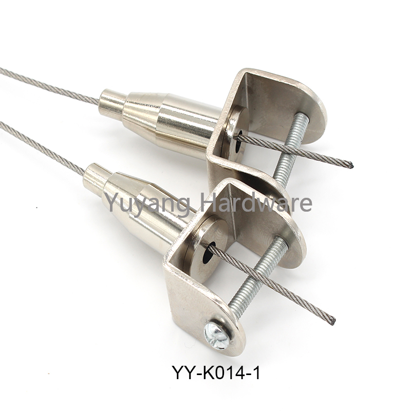 YUYANG new style hanging kit stainless steel Cable gripper for Lighting Ststem.