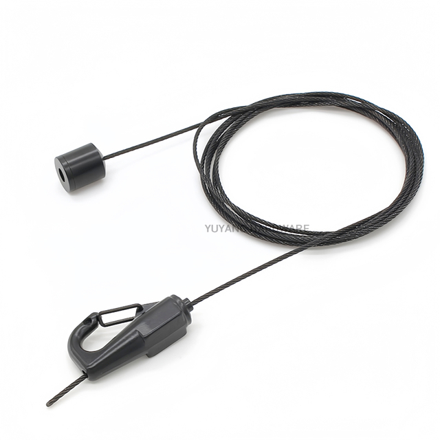 Customized Indoor Hanging System Adjustable Load-bearing Cable Suspension Kit Featuring Wire Rope Looping Gripper Cable Clips