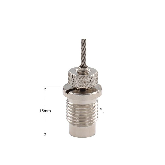 High Quality China-Made Brass Steel Wire Cable Gripper New Disk Lights Suspension Hanging System with LED Panels