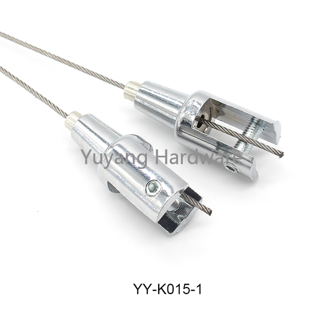 Adjustable v Y-Type Hangng Clamp Acrylic Sign Suspension Fitting Glass Banner & Lighting Wire Hanging Clip