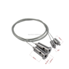 Adjustable Brass Cable Rope Gripper Efficient Stainless Steel Track Light Suspension Kit Hanging Kit for Wire Hanging System