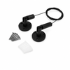 Black Wine Rack Cable Suspension Kit Adjustable Wire Rope Hanging Hardware Set for Floating Wine Display Shelf Complete Mounting Accessories with Screws & Wall Anchors