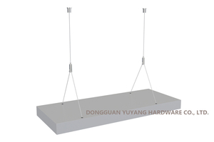 Adjustable Y‑Split Wire Rope Hanging Kit For Linear Pendant Light Fixtures