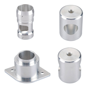 Precision CNC Turned Aluminum Cylinder Housings OEM Machining Components