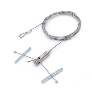 Adjustable Wire Rope Hanging Kit for Linear Light Custom Stainless Steel Cable Suspension Kit