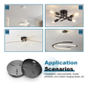 Custom Chandelier Ceiling Canopy 180mm Chandelier 9 Holes Ceiling Plate Light Fixture Mounting Ceiling Canopy