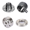 Custom CNC Machined Stainless Steel Flange Parts | Precision CNC Turning Components