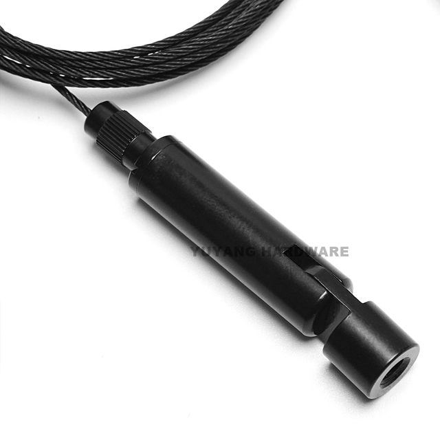 Adjustable Steel Wire Cable Gripper LED Light Suspension Kit for Linear Lighting