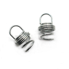 Spring Wire Rope Gripper Coil Cable Lock With D Ring Steel Wire Loop Suspension Fitting