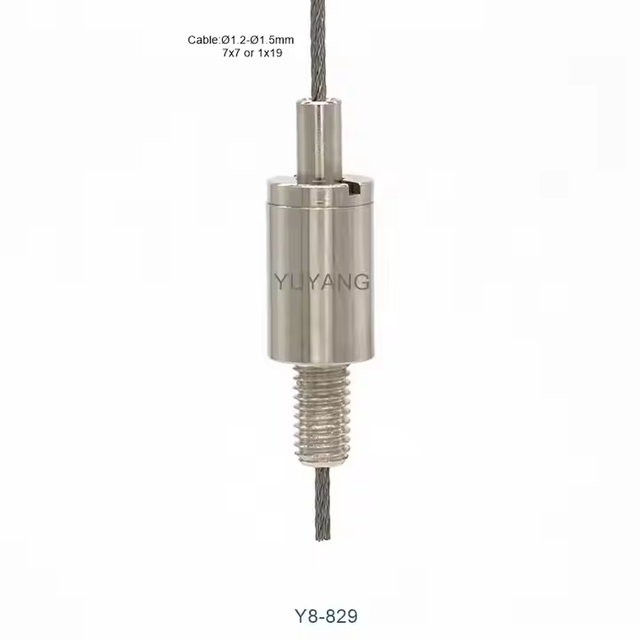 Factory Price Cable Gripper with OEM External Thread Bottom Exit for Hanging Kit Fixture Suspension Kit Cable Grippers