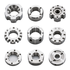 Custom Precision CNC Machined Metal Flange Nuts & Threaded Collars