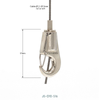 Stainless Steel Iron Hanging Suspension System Wire Rope Clip Snap Hook Cable Gripper for LED Lighting CE Certified Hanging Kit