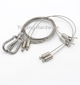 OEM Custom High Quality Wire Suspension Kit Brass Ceiling Suspension Cable for Lighting