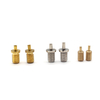 Cable Gripper Pin Screw Brass & Nickel Plated Stopper Insert Pin for Wire Rope Suspension Fitting