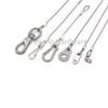 Stainless Steel Safety Cable Kit | Anti‑Fall Security Wire Rope with Snap Hooks & Mounting Lugs