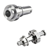 High Tolerance CNC Machined Flange Shaft OEM Custom Metal Rotating Shaft Components