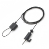 Black Adjustable Picture Hanging Wire Kit Stainless Steel Cable Suspension System for Artwork & Gallery Display