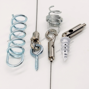 Stainless Steel Torsion Spring with D‑Ring, Heavy Duty Metal Torsion Coil Spring for Hardware Fittings