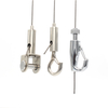 Brass Wire Rope Cable Gripper Self-Locking Suspension Hook cable gripper for Gallery Lighting & Sign Hanging