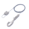 Adjustable Stainless Steel Cable Hanging Kit Wire Rope Hanger with Snap Hook for Light & Sign Display