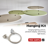 Other Lighting Accessories Adjustable Suspension Kit Hanging Wire Kit for LED Panel Light Lighting Accessories
