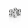 Aluminum Glass Clamp, Silver Metal Glass Standoff Clip for Signage & Display Mounting